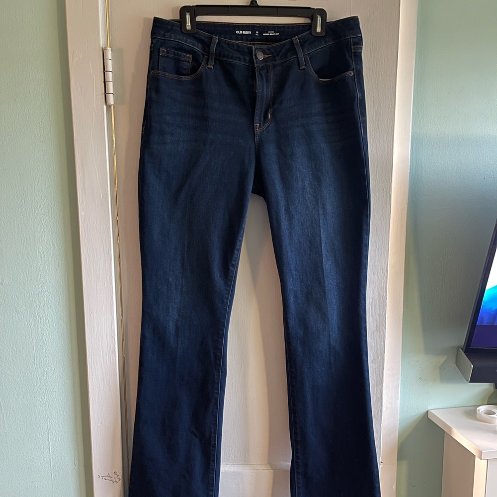 Old Navy Kicker Boot-Cut Mid-Rise 12 Tall